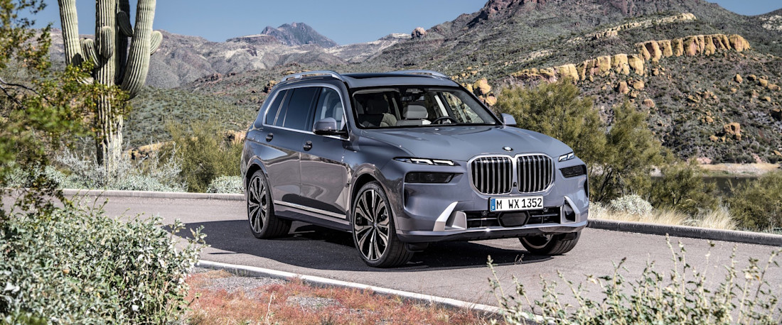 BMW X7 Facelift: Man gewöhnt sich an alles
