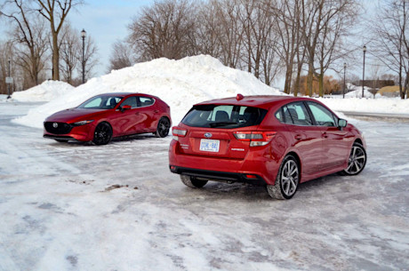 Mazda3 Sport AWD contre Subaru Impreza 2020 : match comparatif Image