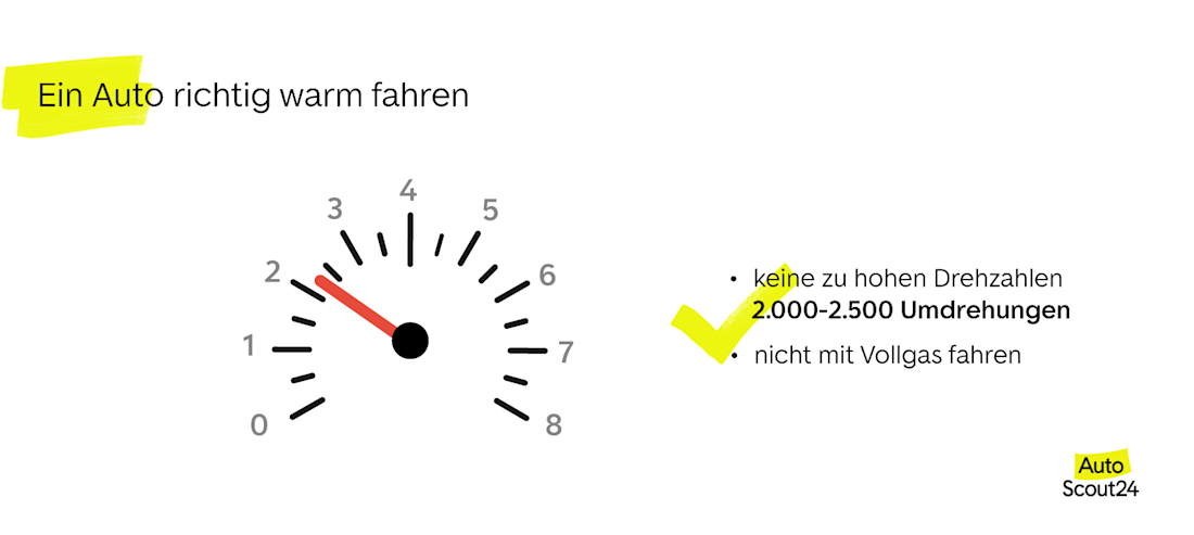 Ein Auto richtig warm fahren Ein Auto richtig warm fahren