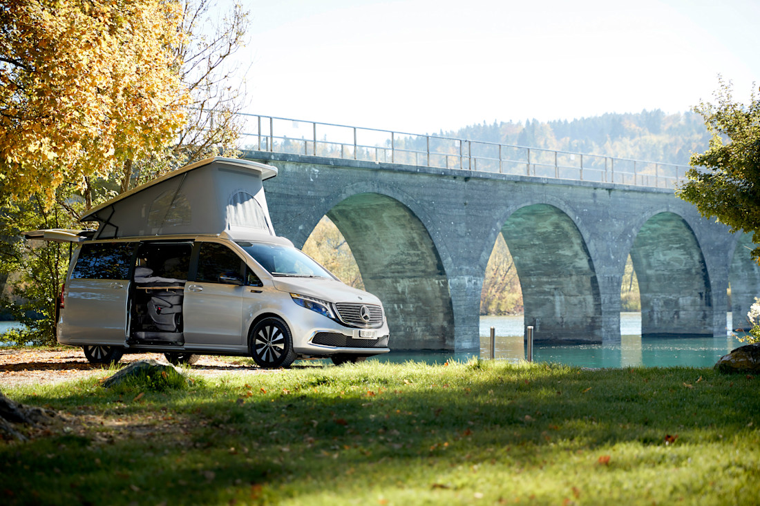 Camper elettrici: Mercedes-Benz EQV a zero emissioni