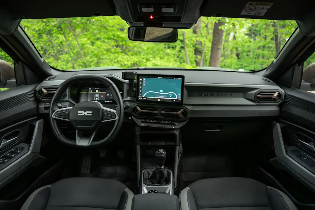 Dacia Duster interni test drive