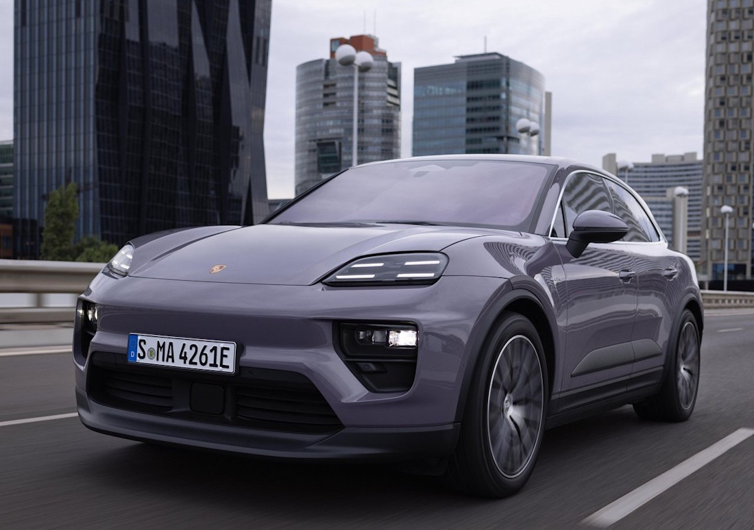 Porsche-Macan-2025 frontale Seitenansicht