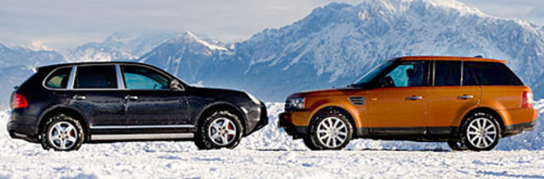Vergleichstest: Porsche Cayenne Turbo vs. Range Rover Sport Supercharged – Bewegende Massen