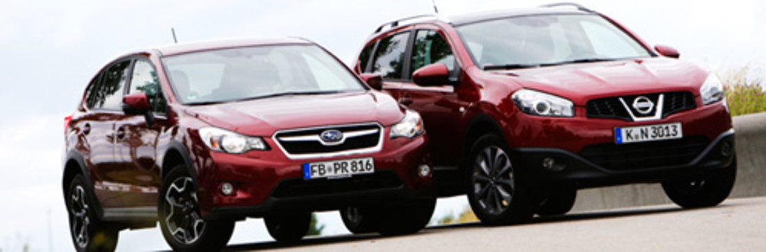 Vergleichstest: Nissan Qashqai vs. Subaru XV – Altmeister oder Technik-Freak