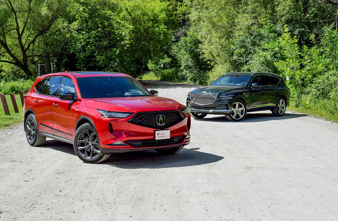 Editorial 2021 genesis gv80 vs 2022 acura mdx 03 sha