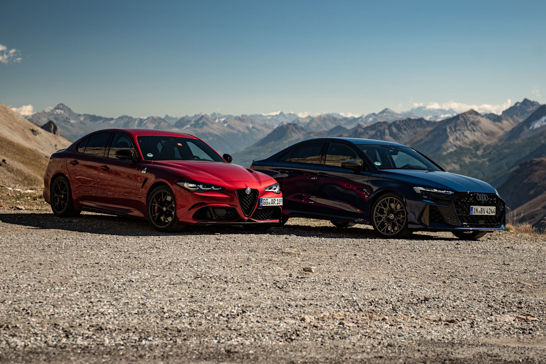 Audi RS 3 & Alfa Giulia Quadrifoglio: Letzte Ausfahrt Italien