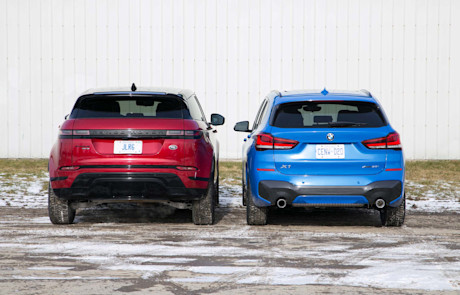Editorial 2020 bmw x1 vs 2020 land rover range rover evoque 05 jw