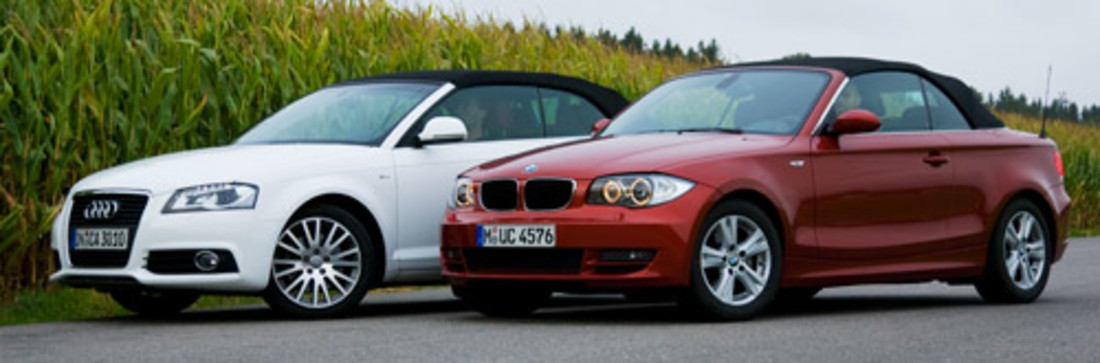 Comparativa: Audi A3 Cabrio vs. BMW Serie 1 Cabrio – Bonito Vs. Rápido