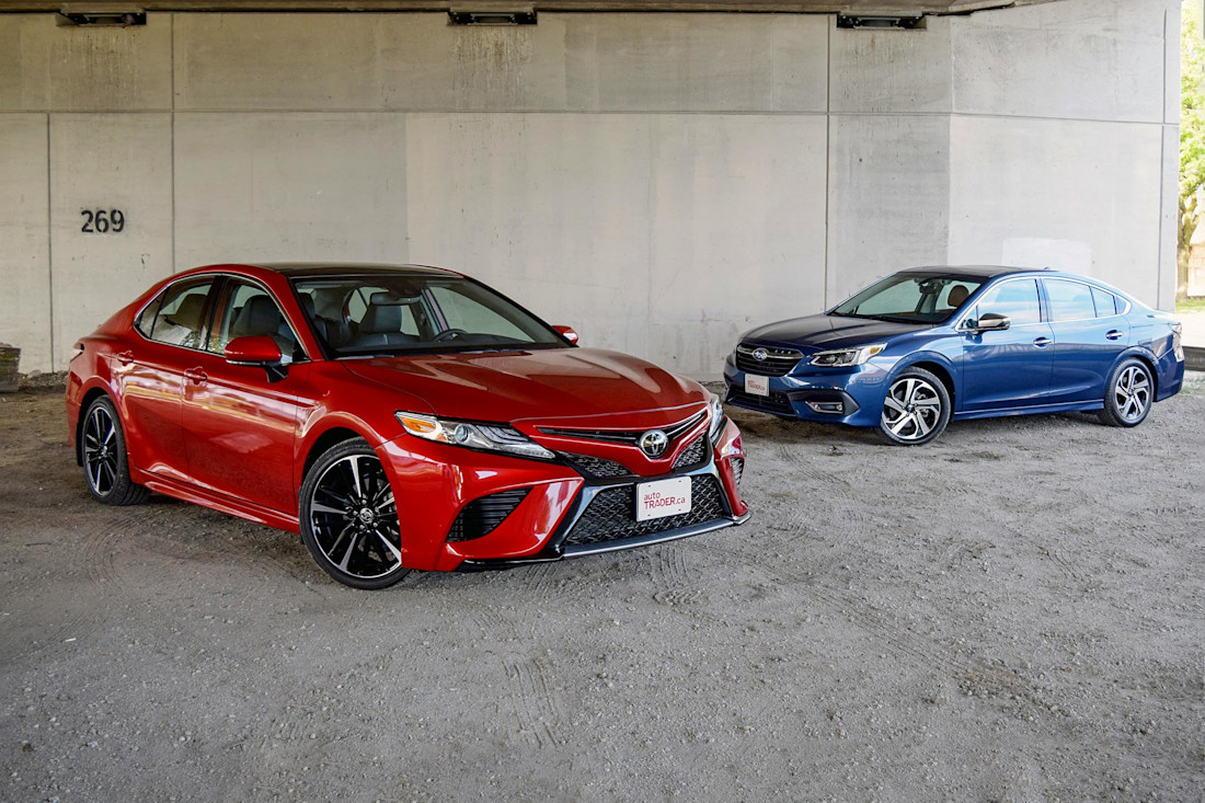 Editorial 2020 subaru legacy vs 2020 toyota camry 03 sha