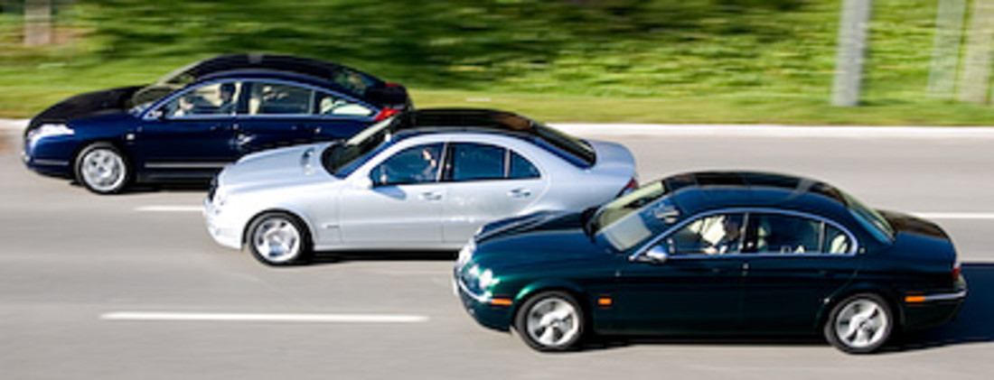 Vergleichstest: Citroën C6 vs. Jaguar S-Type vs. Mercedes E 280 – Dreikampf der Business-Diesel