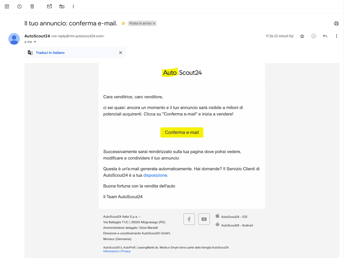 Screenshot 30 annuncio as24
