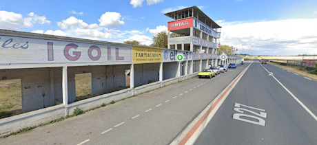 Circuit Reims parkeerverbod banner