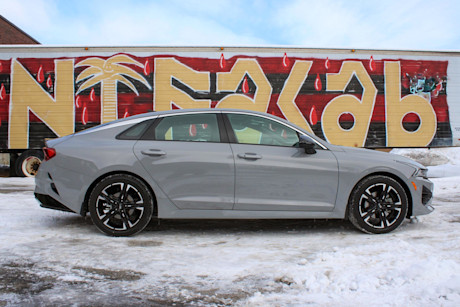 Kia K5 GT-Line 2021 : essai hivernal Image