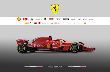 Editorial ferrari sf 71h side