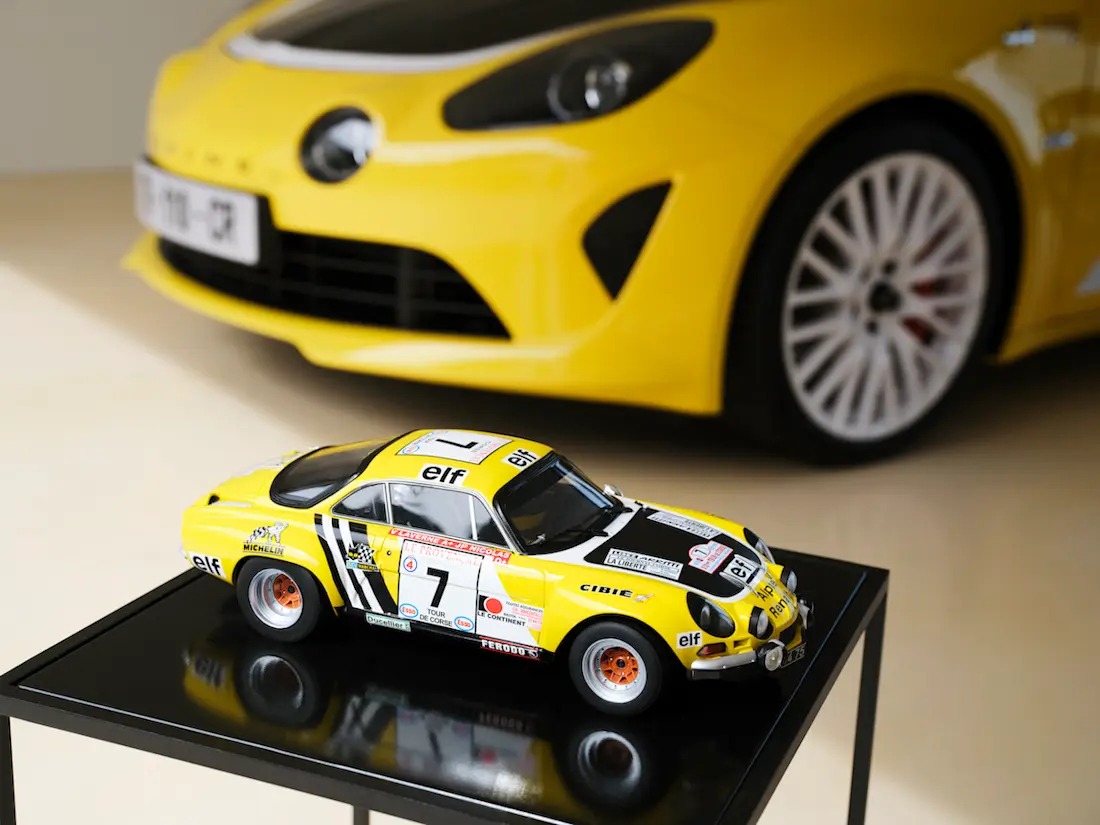 Alpine A110 Tour de Corse 75 (2022) schaalmodel