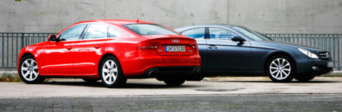 Vergleichstest: Audi A5 Sportback vs. Mercedes CLS – Schön trifft schöner