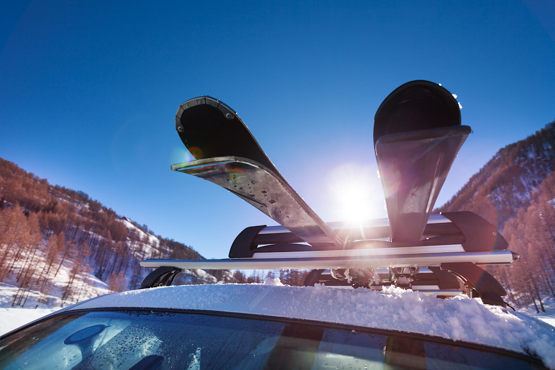 Skiträger am Auto - das gilt es zu beachten