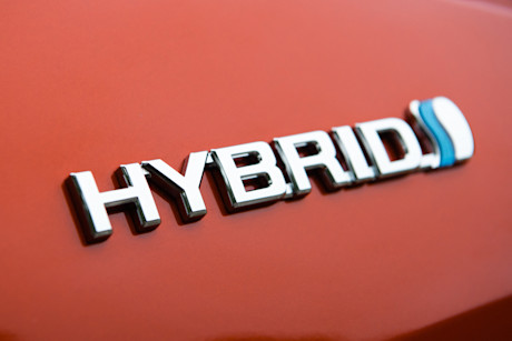 Toyota C-HR Hybrid badge 2022
