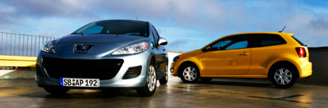Vergleichstest: Peugeot 207 vs. VW Polo – Ungleiches Duell
