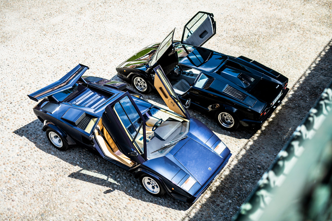 Lamborghini Countach: le generazioni che hanno fatto la storia