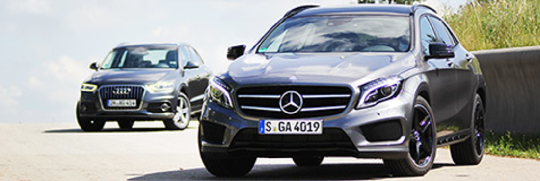 Comparativa: Audi Q3 2.0 TFSI quattro Vs. Mercedes-Benz GLA 250 4Matic – Casi idénticos