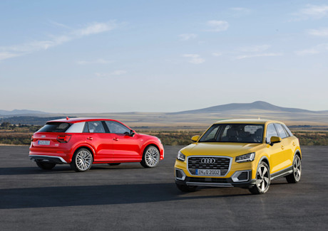 Audi Q2 Voor & achter 2016